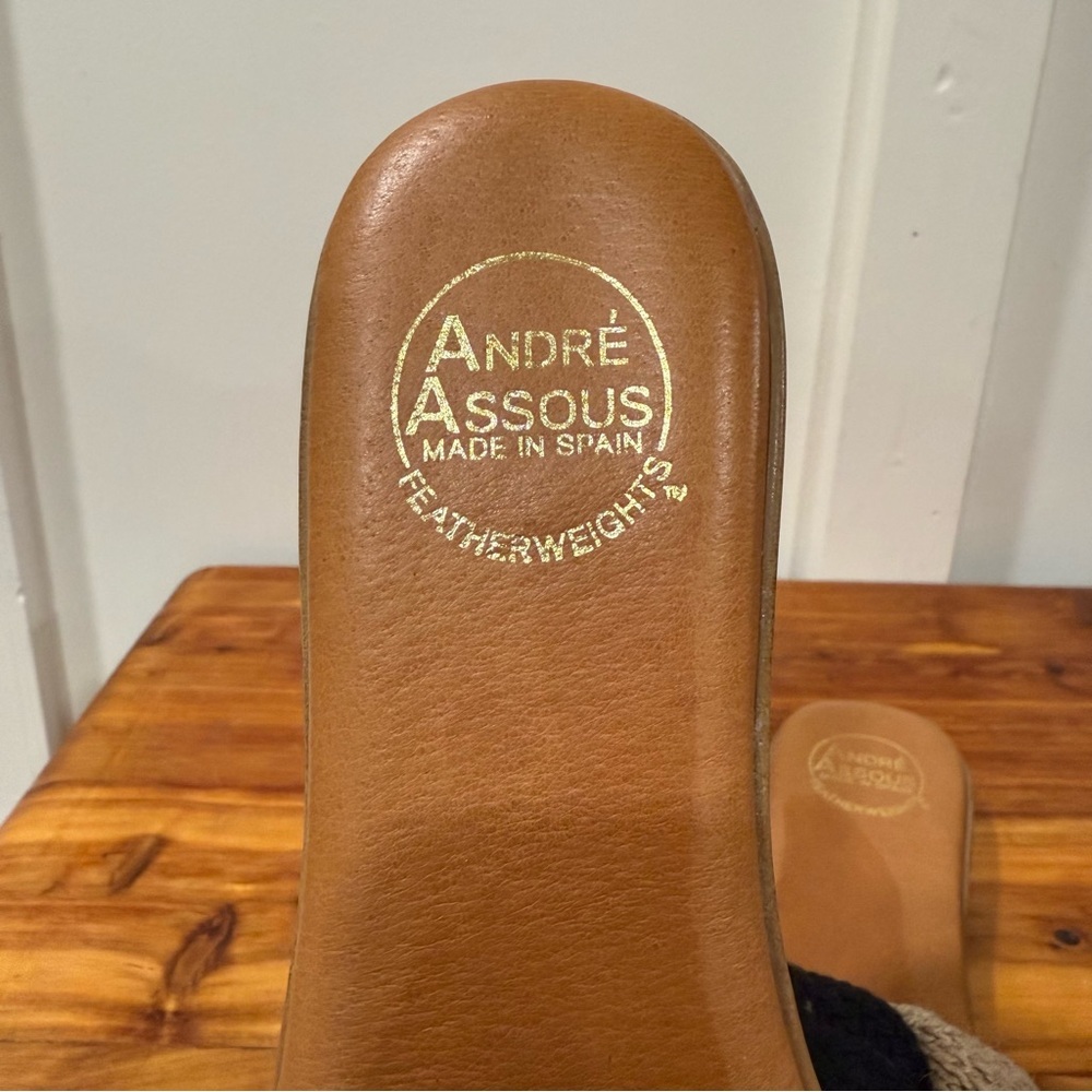André Assous Nahala Knotted Raffia Featherweights™ Sandals - Picture 5 of 7